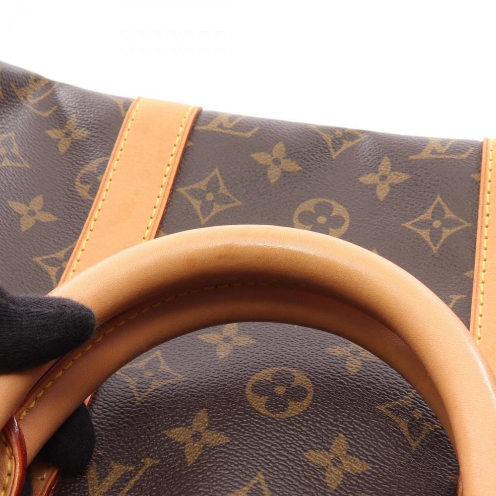 LOUIS VUITTON Brown Monogram Leather Keepall 50 Boston Bag - Picture 8 of 8